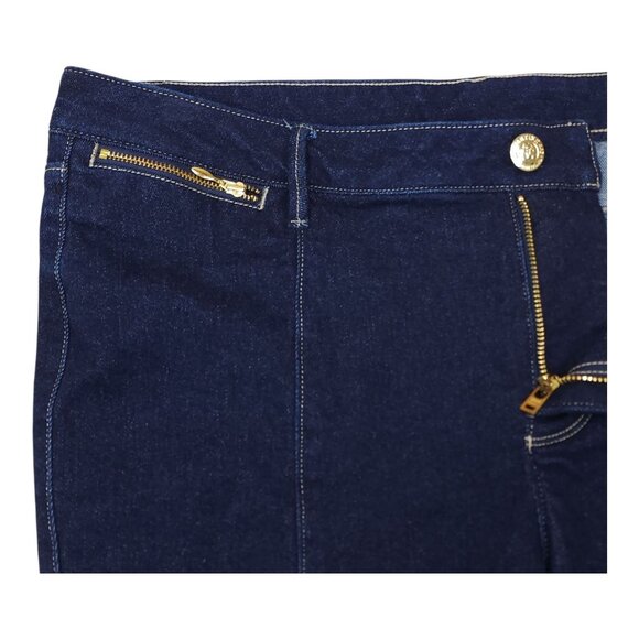 Spartina 449 Womens Denim Pants Jeans Size 14 Cotton & Spandex Blend Dark Wash - Picture 8 of 12